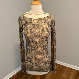 DKNY blouse/long sleeved shirt